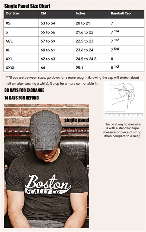 boston scally cap|boston scally cap size chart.